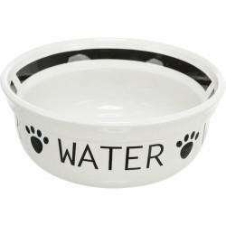 Mangeoire pour chiens Trixie Blanc Noir Ø 13 cm 250 ml