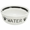 Mangeoire pour chiens Trixie Blanc Noir Ø 13 cm 250 ml