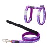 Harnais pour chat TicWatch Style Violet Bleu Licorne Sangle