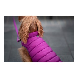 Manteau pour Chien TicWatch Puffer 50 cm Rose/Violet