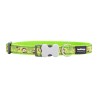 Collier pour Chien Red Dingo STYLE MONKEY LIME GREEN 15 mm x 24-36 cm